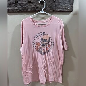 Peach Graphic Tee